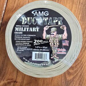 AMG Military Grade Duct Tape 200 MPH Speed Tested NEW in Package Sand Color